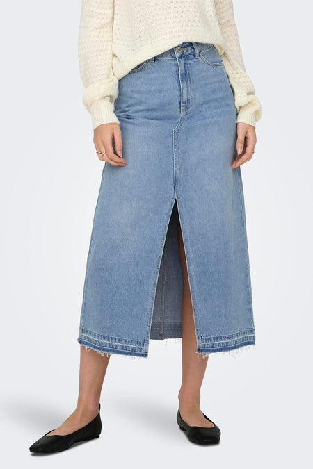 JDYBELLA HW LONG SKIRT DNM NOOS