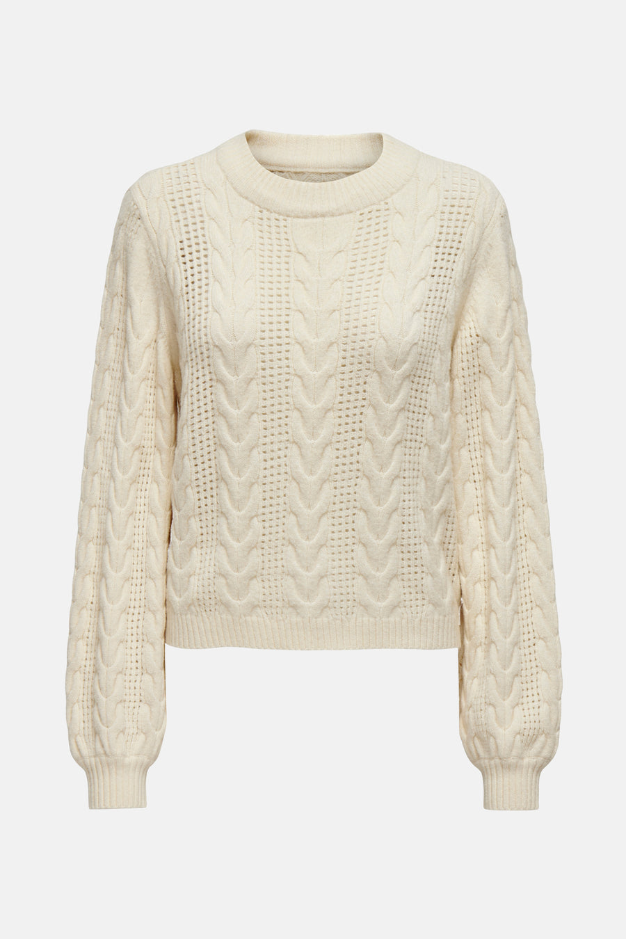 Pull à col rond - blanc - ONLY®