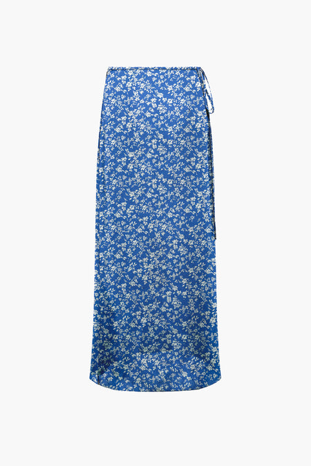 Jupe longue - bleu