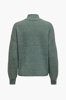 ONLTOKYO SOLID L/S ZIP PULLOVER KNT NOOS