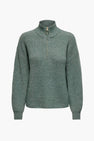 ONLTOKYO SOLID L/S ZIP PULLOVER KNT NOOS