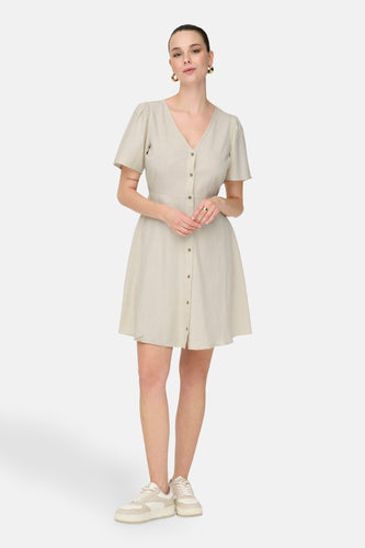 ONLVITA LIFE LINEN S/S SHORT DRESS WVN