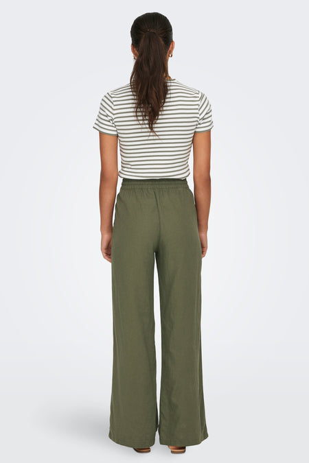 JDYSAY HW LINEN WIDE PANT WVN NOOS