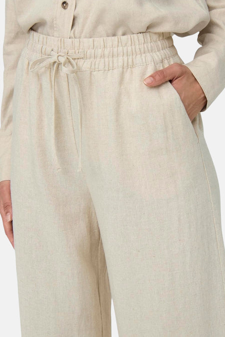 JDYSAY HW LINEN WIDE PANT WVN NOOS