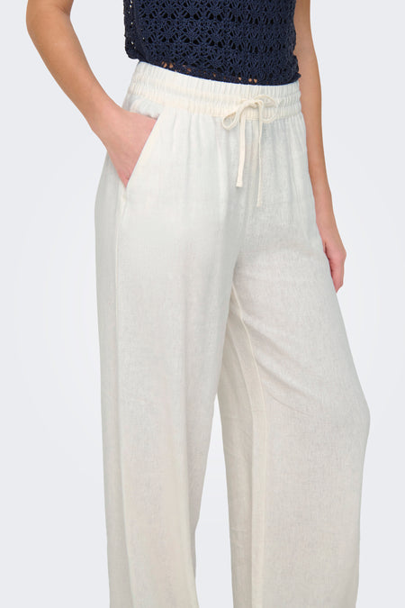 JDYSAY HW LINEN WIDE PANT WVN NOOS