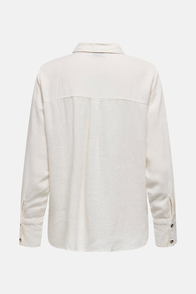 JDYSAY L/S LINEN LOOSE SHIRT WVN NOOS
