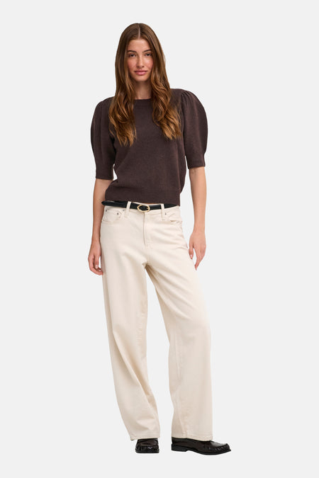 Pull col O brun - ONLY®