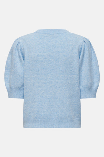 Pull à col rond - Bleu clair - ONLY®