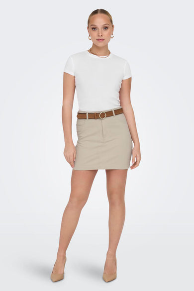 ONLELINA S/S O-NECK SHORT TOP JRS NOOS