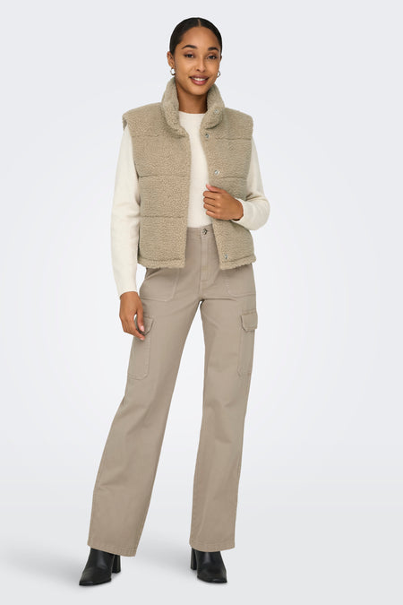 Veste sans manches - beige