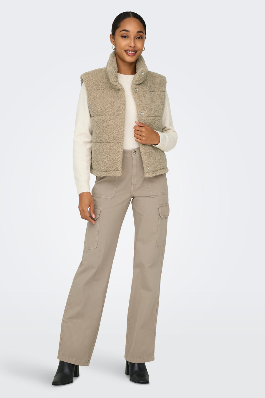 Veste sans manches - beige