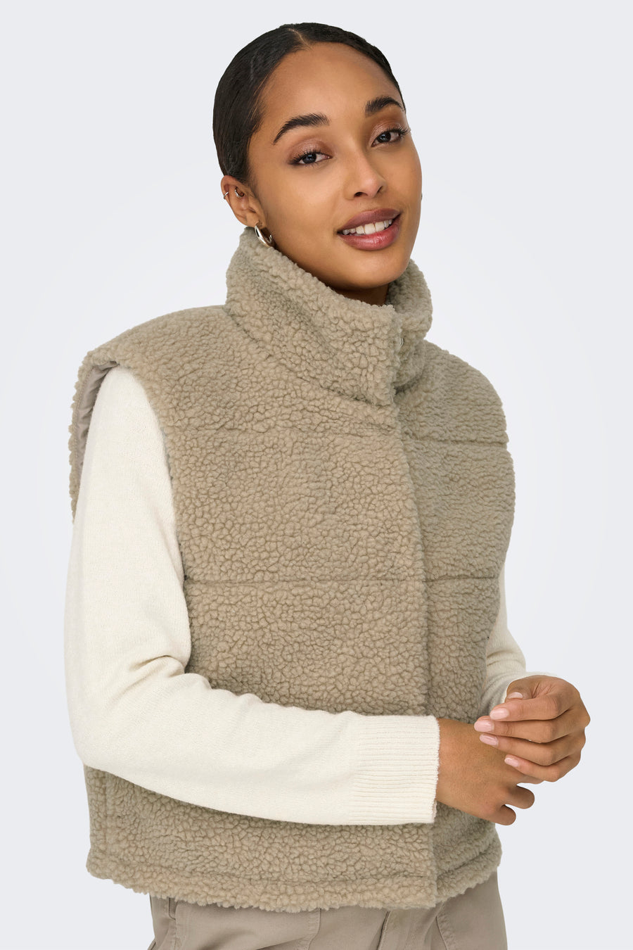 Veste sans manches - beige