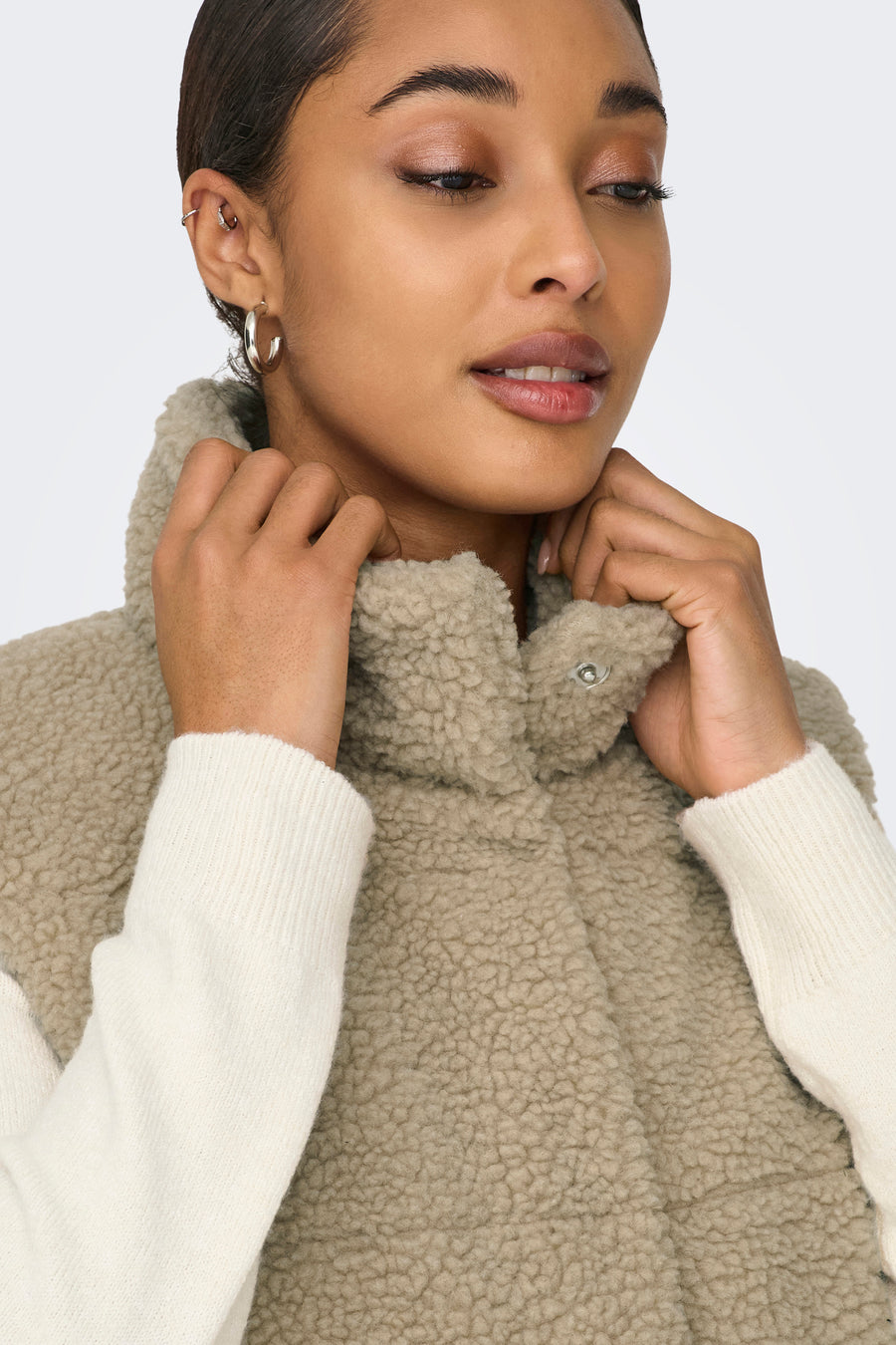 Veste sans manches - beige