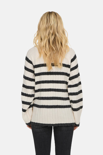 JDYMILEY L/S LONG STRIPE PULLOV KNT NOOS - JDY
