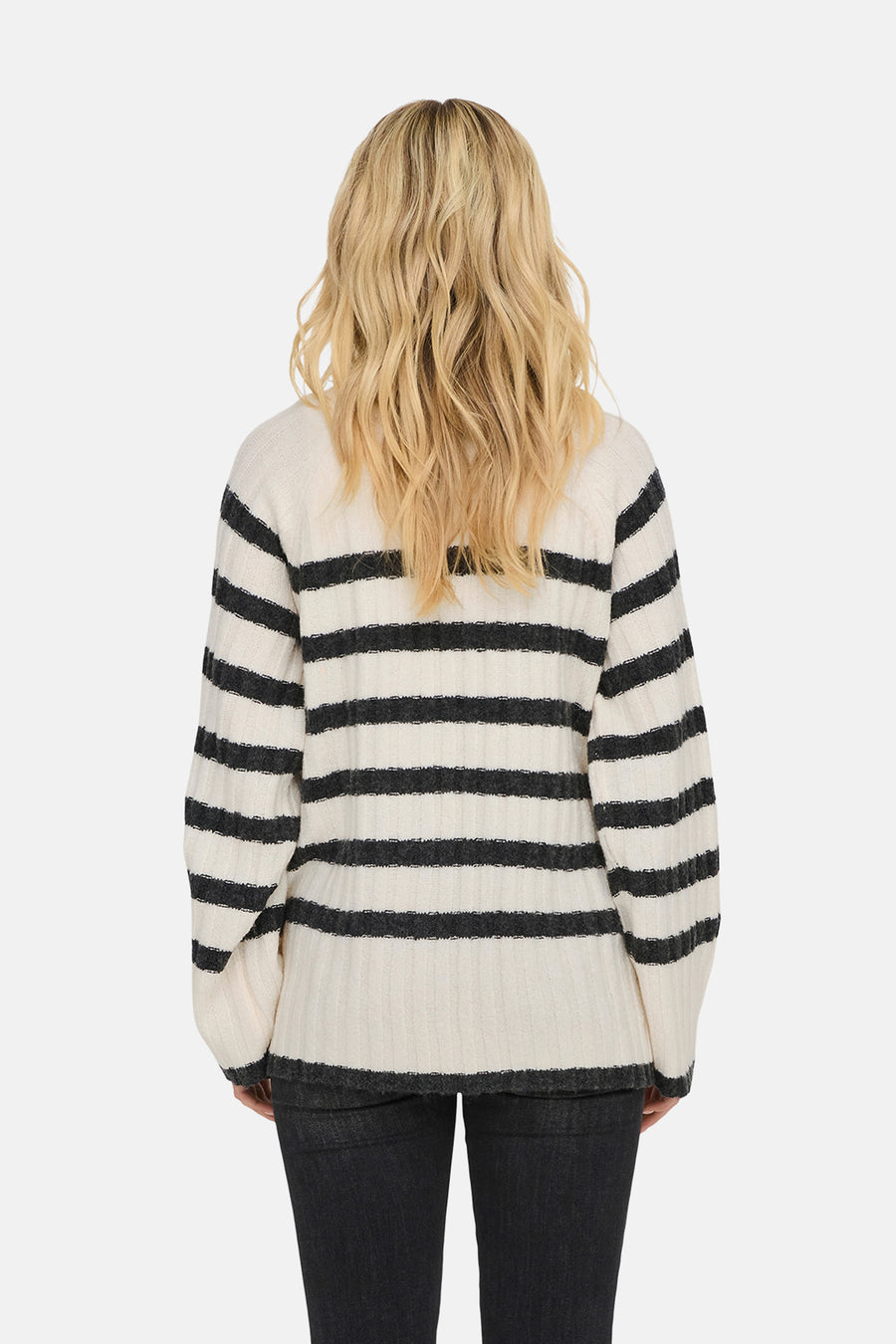 JDYMILEY L/S LONG STRIPE PULLOV KNT NOOS - JDY