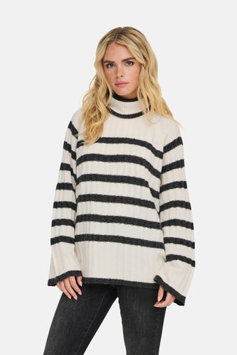 JDYMILEY L/S LONG STRIPE PULLOV KNT NOOS - JDY