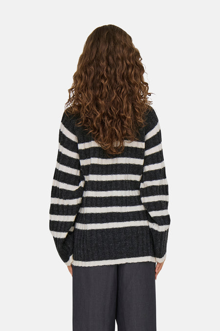 JDYMILEY L/S LONG STRIPE PULLOV KNT NOOS