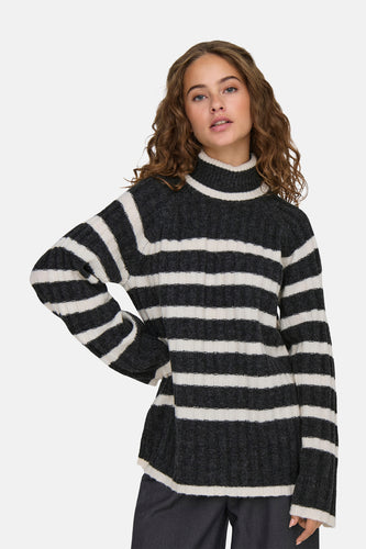 Pull à col rond - gris - JDY