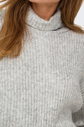Pull à col roulé - gris - ONLY®