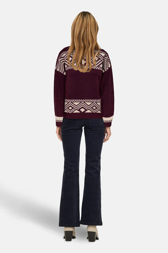 ONLVICTORIA L/S PULLOVER KNT NOOS