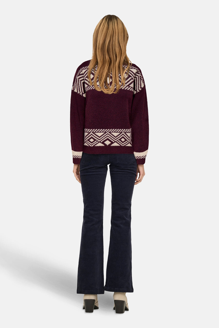 ONLVICTORIA L/S PULLOVER KNT NOOS