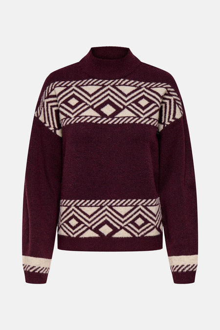 ONLVICTORIA L/S PULLOVER KNT NOOS