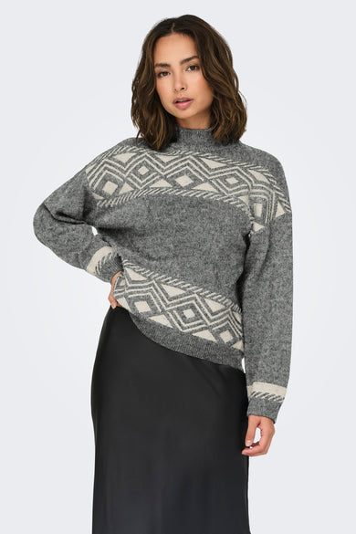 ONLVICTORIA L/S PULLOVER KNT NOOS