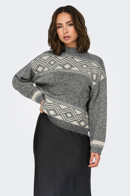 ONLVICTORIA L/S PULLOVER KNT NOOS