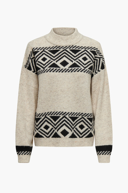 ONLVICTORIA L/S PULLOVER KNT NOOS