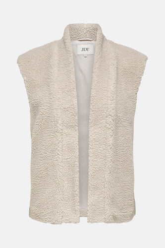 JDYBIRDY LIFE TEDDY OPEN VEST OTW NOOS