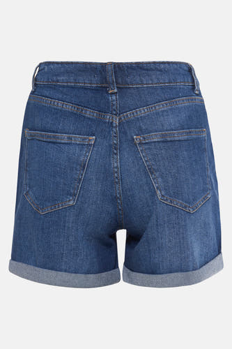 Short blue denim van ONLY, avec des poches rabattues et des poches arrière.