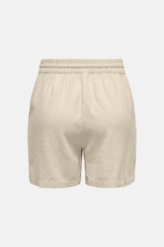 Short beige de JDY, vue arrière avec taille élastique.