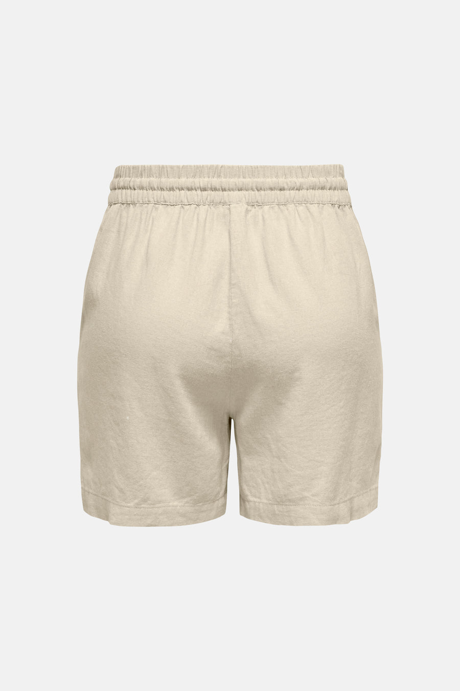 Short beige de JDY, vue arrière avec taille élastique.