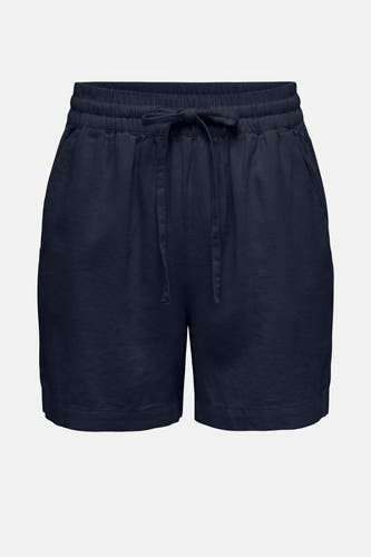 Short bleu marine de JDY avec cordon et ceinture élastique.