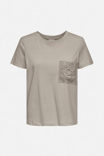 T-shirt à manches courtes - beige - JDY