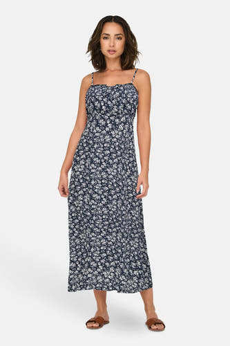 Tunique sans manches bleue de ONLY®, avec un motif floral.