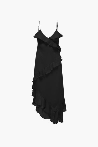 ONLASTA LIFE STRAP FRILL ANKEL DRESS PTM