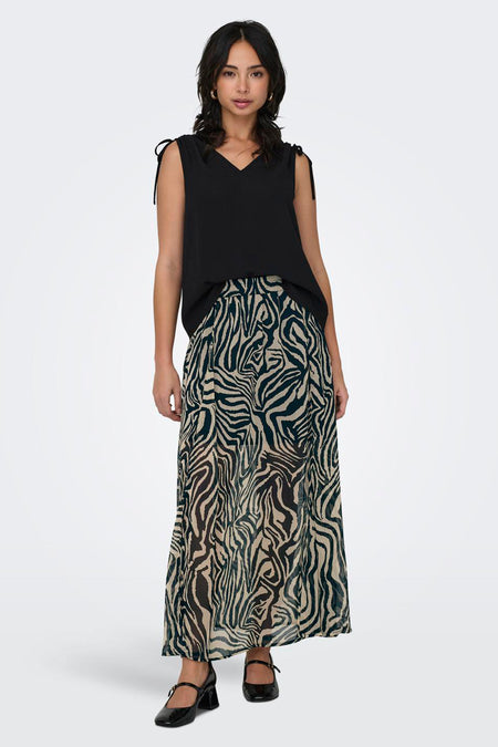 ONLASTA LIFE SLIT ANKEL SKIRT PTM