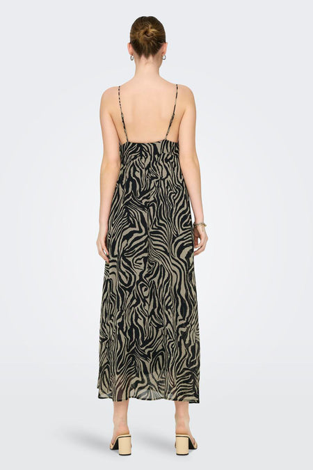 ONLASTA LIFE STRAP VNECK ANKEL DRESS PTM