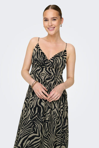 ONLASTA LIFE STRAP VNECK ANKEL DRESS PTM - ONLY®