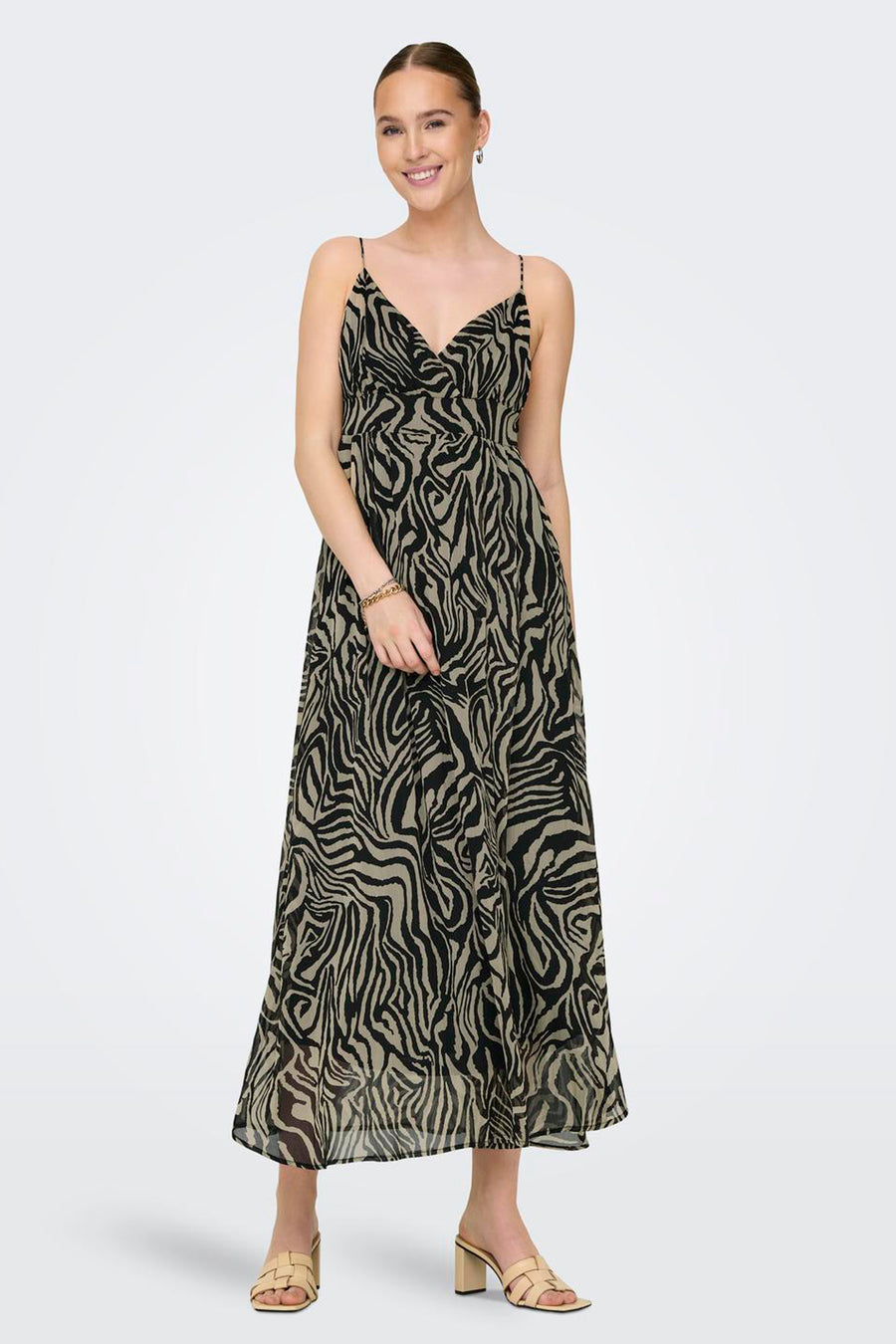 ONLASTA LIFE STRAP VNECK ANKEL DRESS PTM - ONLY®
