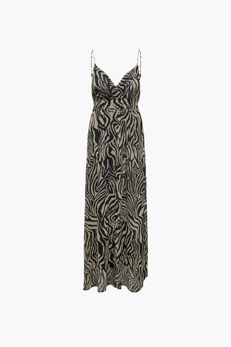 Chemise sans manches à imprimé zèbre et rubans spaghetti de ONLY.
