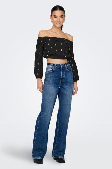 ONLNORA LIFE L/S OFF SHOULDER TOP PTM