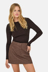 Top uni manche longue brun - ONLY®
