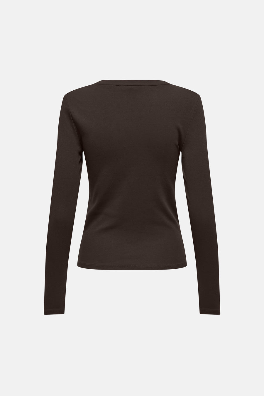 Top uni manche longue brun - ONLY®