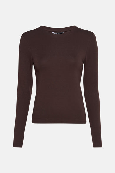 T-shirt à manches longues - brun