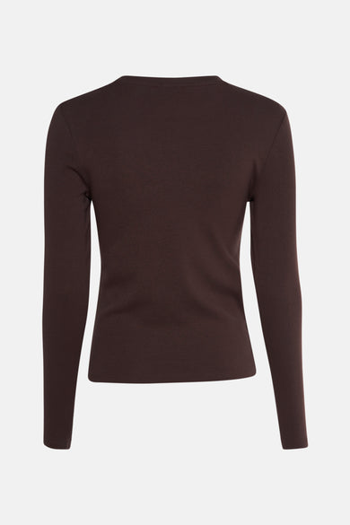 T-shirt à manches longues - brun