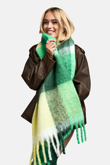 ONLISLA LIFE SOFT CHECK SCARF CC