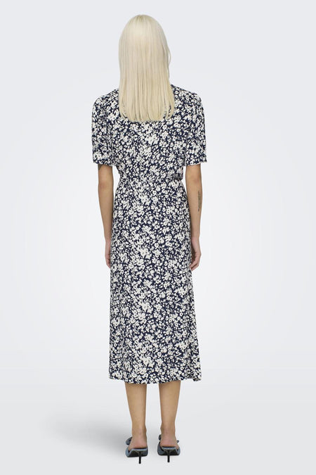 ONLHALIA S/S MIDI DRESS WVN NOOS