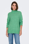 Pull à col roulé - vert